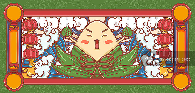 端午节插画海报设计图片素材