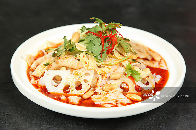 中餐美食-凉拌藕粉图片素材