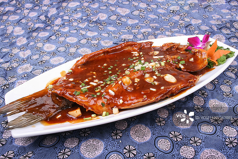 中餐美食-红烧鱼图片素材