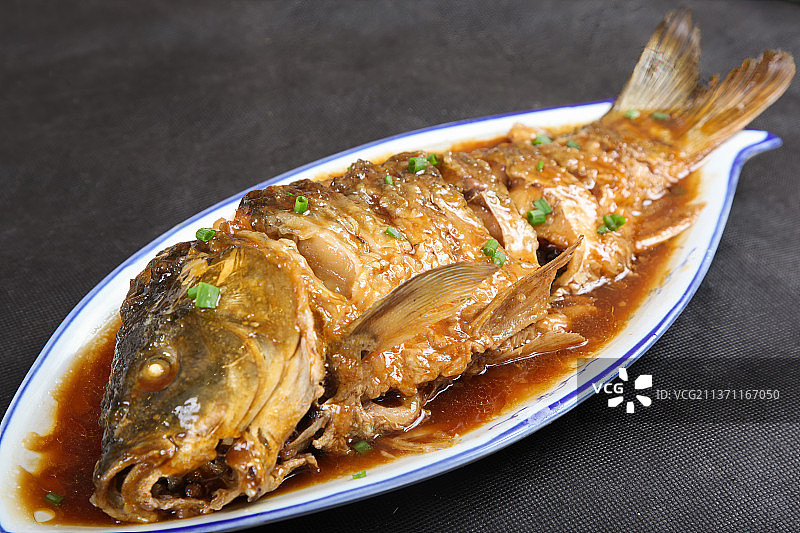 中餐美食-红烧鱼图片素材