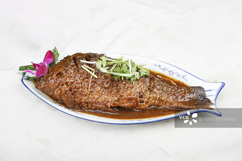 中餐美食-红烧鱼图片素材