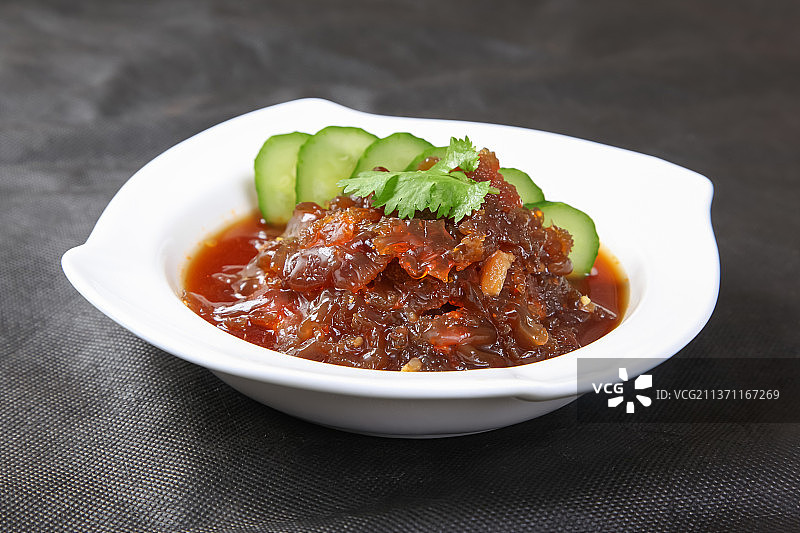 中餐美食-老醋蛰头图片素材