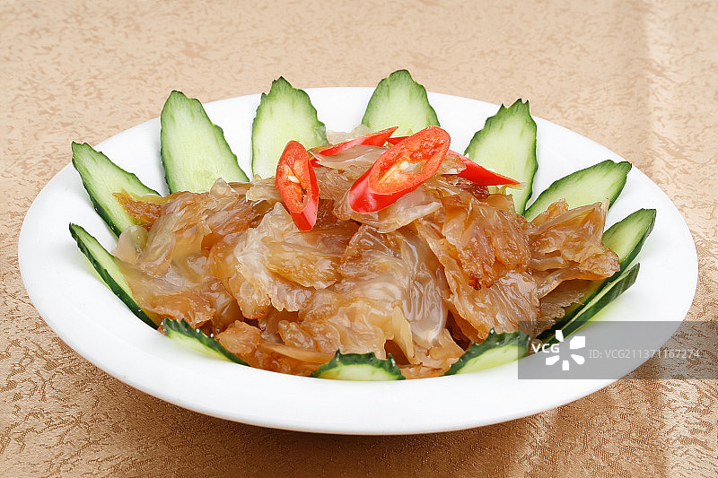 中餐美食-老醋蛰头图片素材