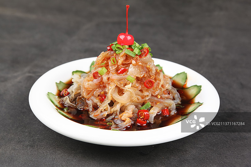 中餐美食-老醋蛰头图片素材