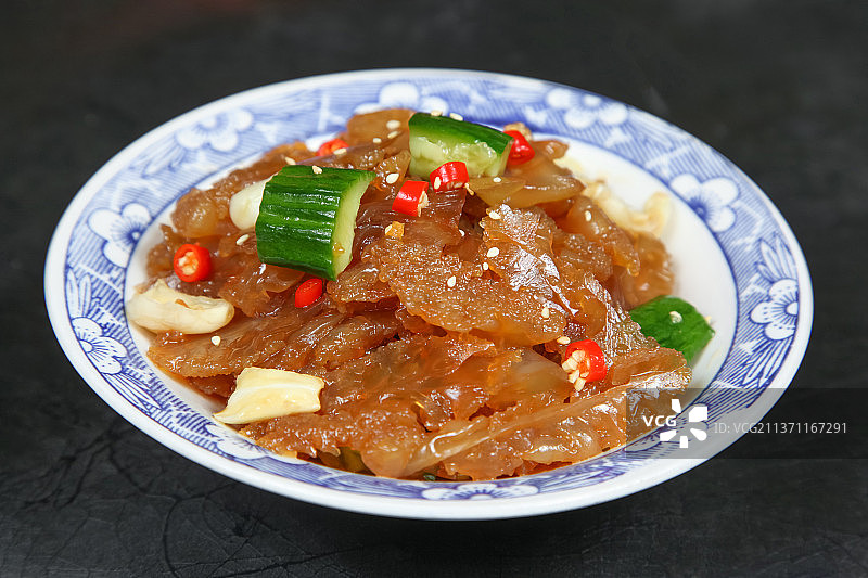 中餐美食-老醋蛰头图片素材