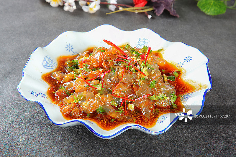 中餐美食-老醋蛰头图片素材