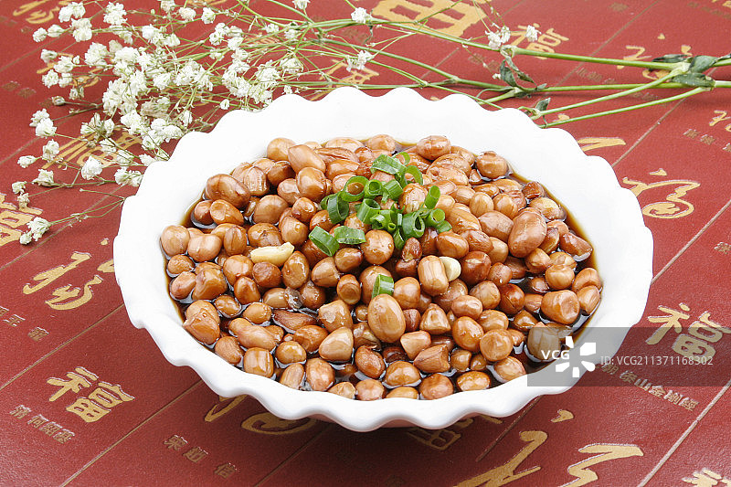中餐美食-老醋花生图片素材