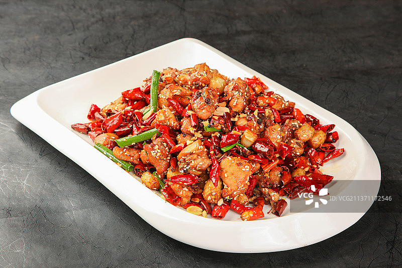 中餐美食-辣子鸡图片素材