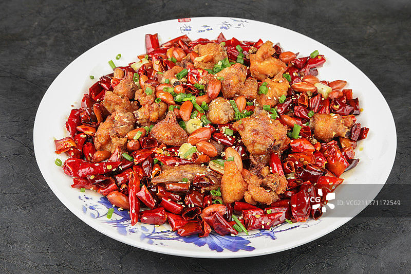 中餐美食-辣子鸡图片素材