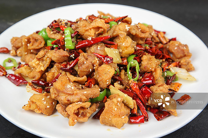 中餐美食-辣子鸡图片素材