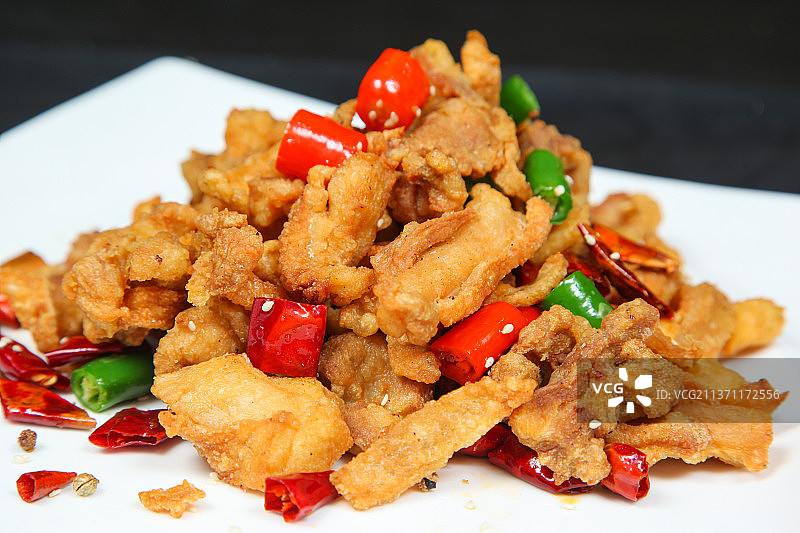 中餐美食-辣子鸡图片素材