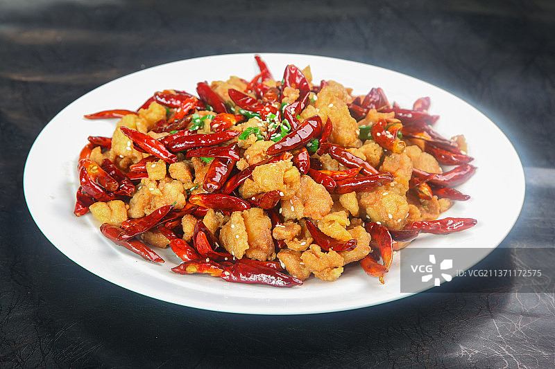 中餐美食-辣子鸡图片素材