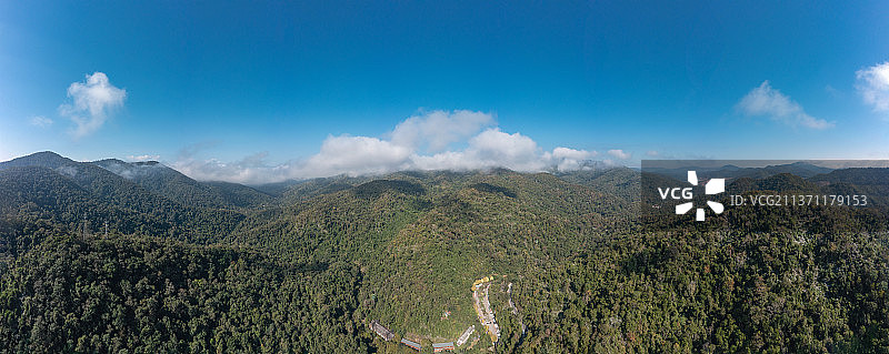 西双版纳 天空 辽阔 空中 高视角 环保 碳中和 自然 云彩图片素材