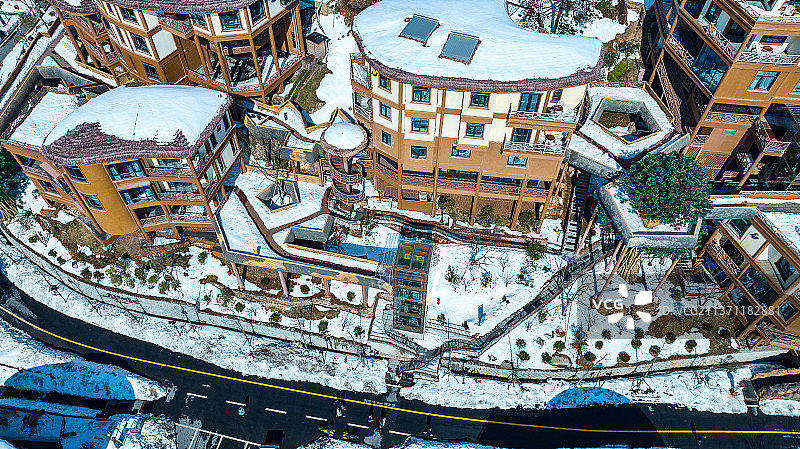 安吉山川云上草原1168村图片素材