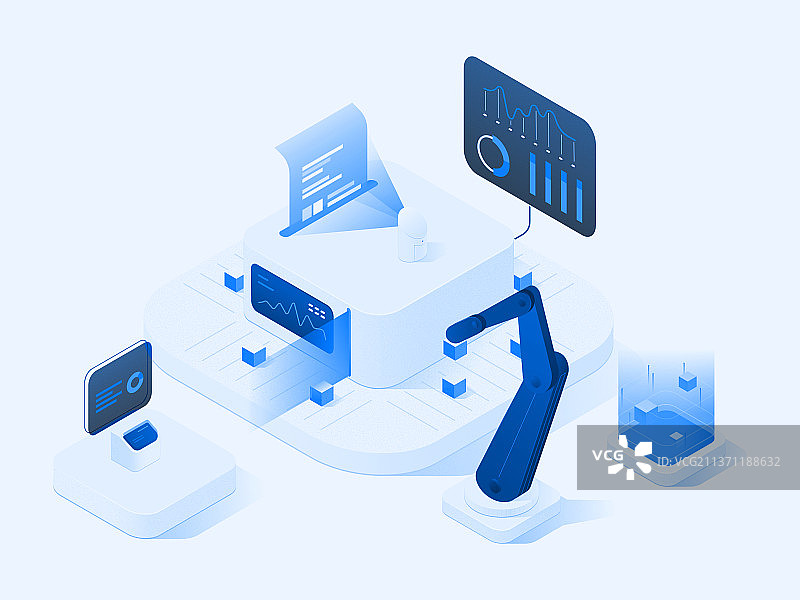 智能数字工厂平台图片素材