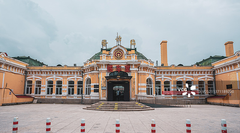 哈尔滨香坊火车站图片素材