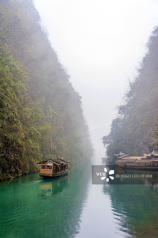 中国湖南张家界大峡谷图片素材