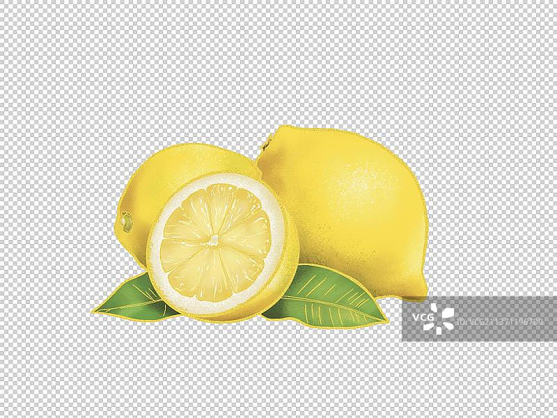 柠檬＿国潮风图片素材