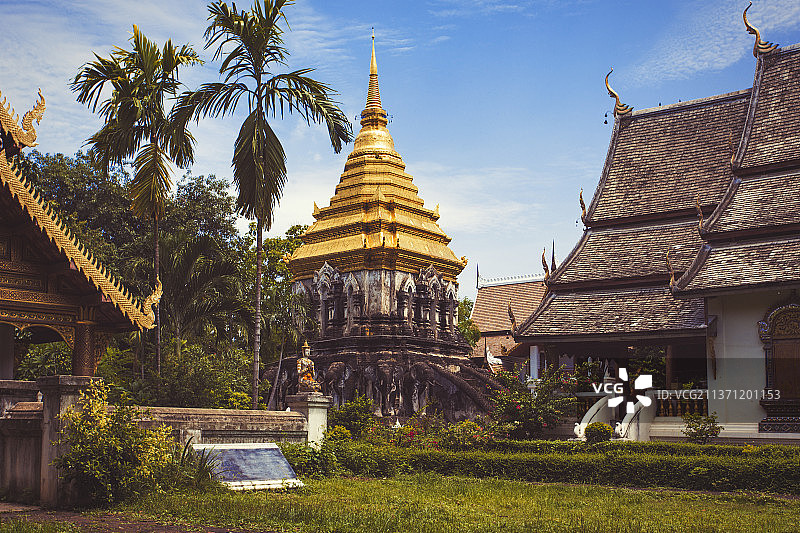 泰国清迈清曼寺图片素材