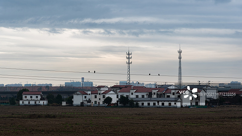 南昌市新建区美丽乡村、农田图片素材