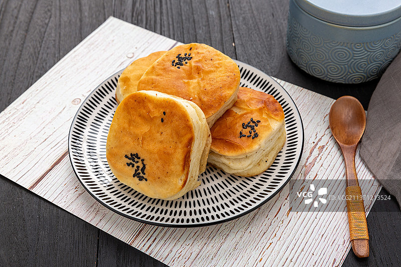 面食小吃：千层饼图片素材