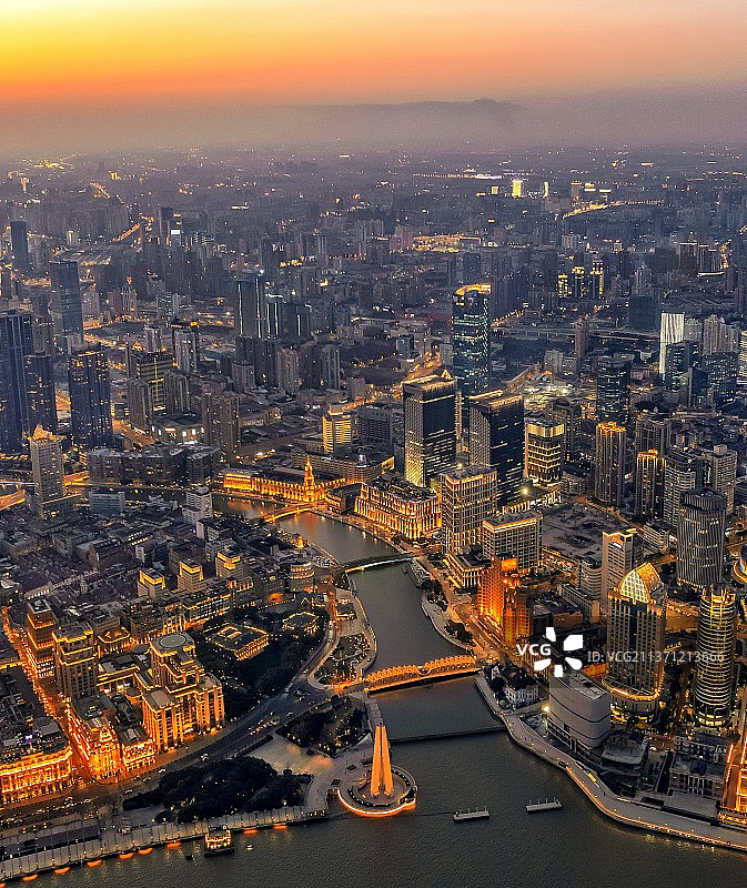 魔都晚霞图片素材