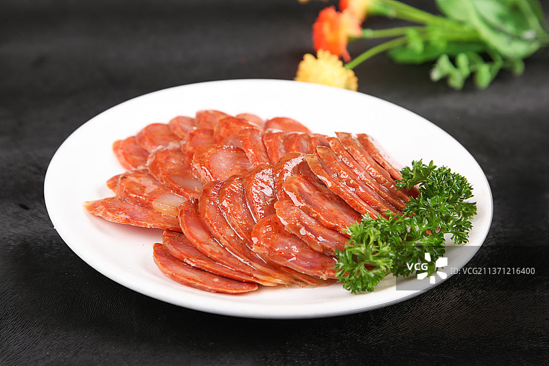 中餐美食-风味腊肠图片素材