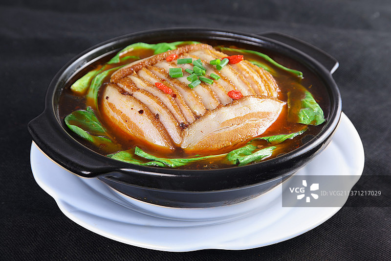 中餐美食-梅菜扣肉图片素材