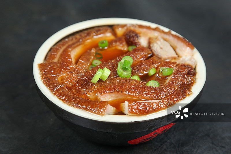 中餐美食-梅菜扣肉图片素材