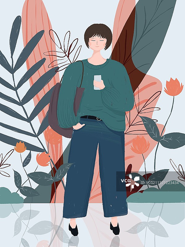 人物插画图片素材