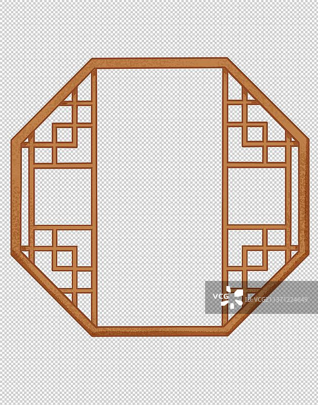 中式古代窗户元素图片素材
