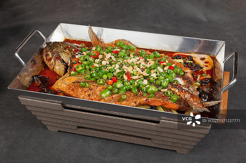 中餐美食-烤鱼图片素材