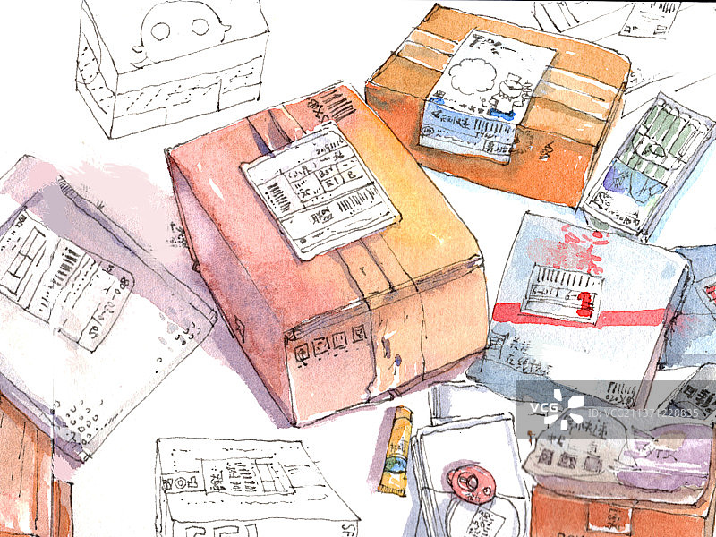 收快递啦2图片素材