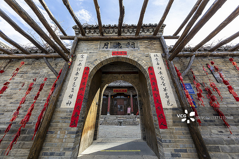 北京密云古北水镇：月老祠图片素材