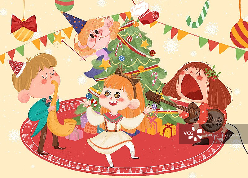 节日庆祝小party图片素材