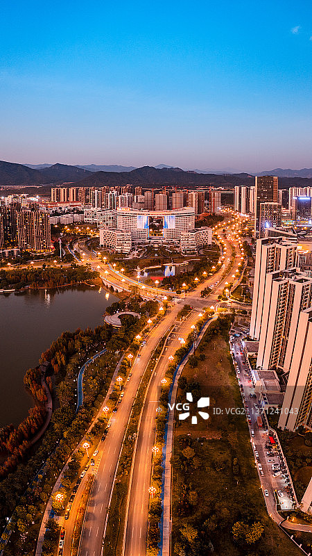 中国广州中新广州知识城凤凰湖图片素材