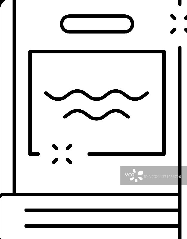 教育书籍线性图标图片素材