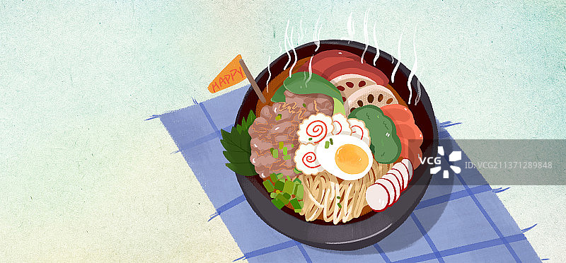 一碗美味的小火锅图片素材