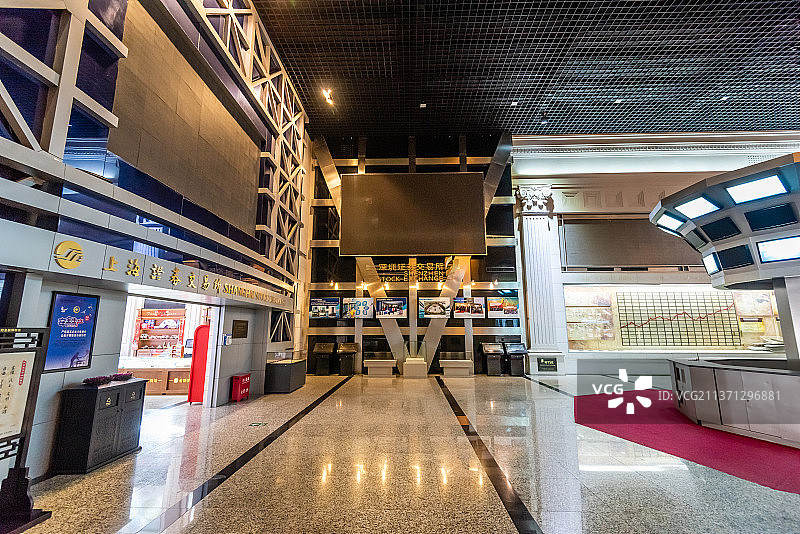 沈阳金融博物馆的上交所交易大厅图片素材