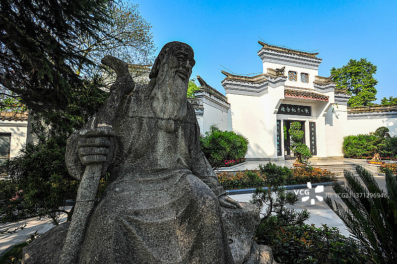四川省内江市张大千纪念馆图片素材