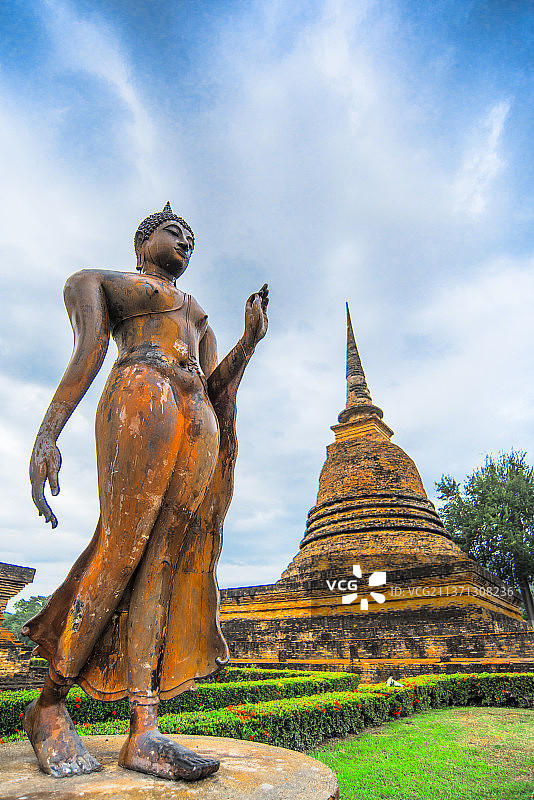 素可泰沙西寺图片素材