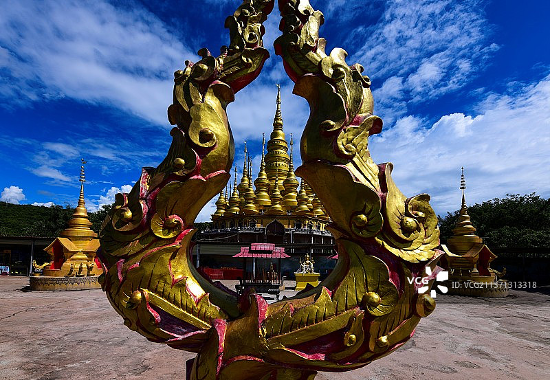 西双版纳勐泐大佛寺图片素材