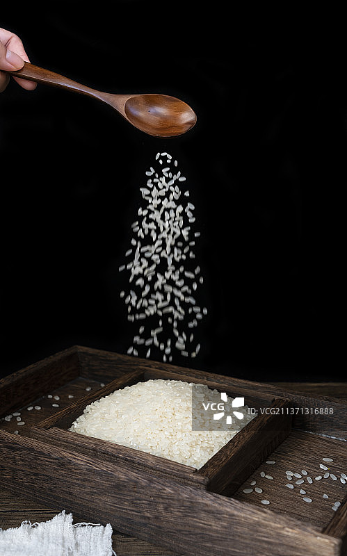 大米特写图片素材