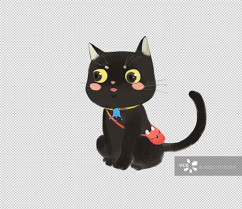猫插画图片素材