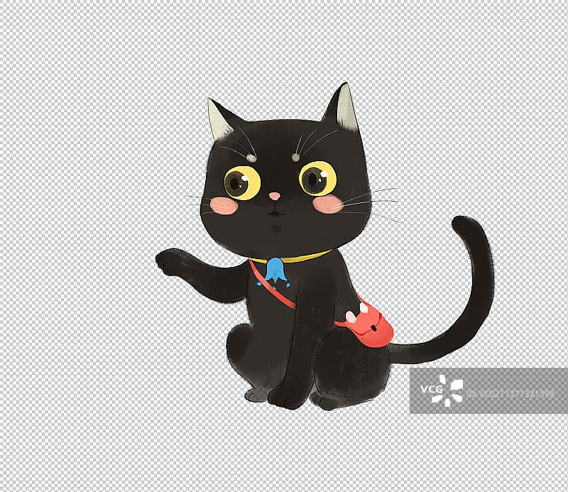 猫插画图片素材