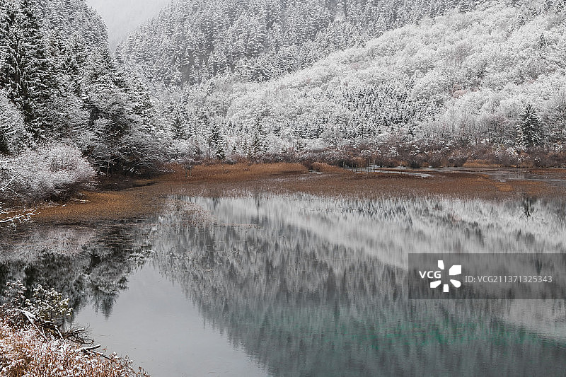 冬季九寨沟图片素材