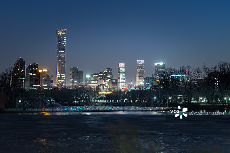 北京金融中心图片素材