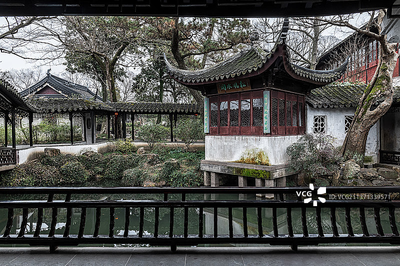 松风水阁图片素材