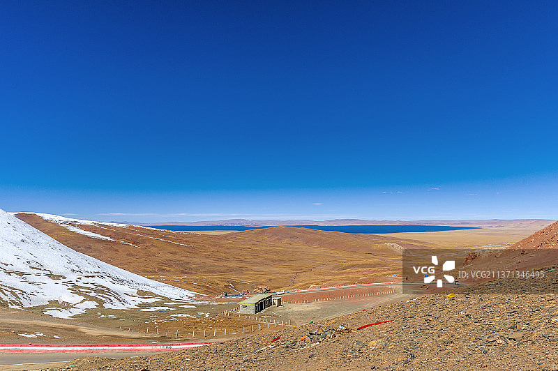 中国西藏拉萨念青唐古拉山那根拉山口图片素材