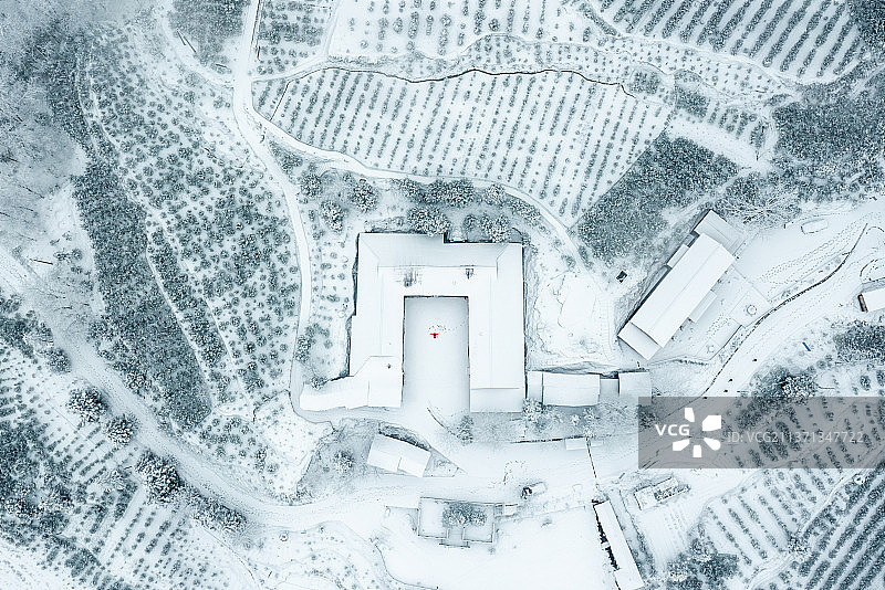 瑞雪兆我家图片素材